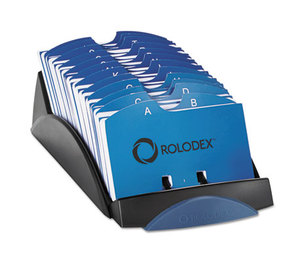 Rolodex 66998 Vip Open Tray Card File With 24 A Z Guides
