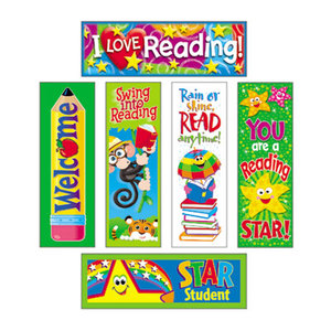 Bookmark Combo Packs, Reading Fun Variety Pack #2, 2w x 6h, 216/Pack by TREND ENTERPRISES, INC.
