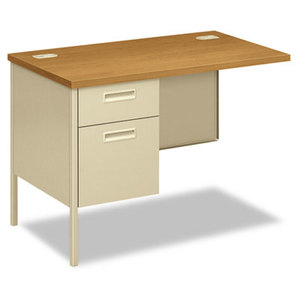 HON COMPANY P3236LCL Metro Classic Series Workstation Return, Left, 42w x 24d, Harvest/Putty by HON COMPANY