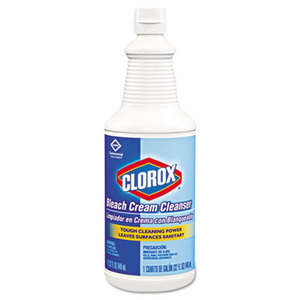 CLOROX SALES CO. CLO 30613 Bleach Cream Cleanser, Fresh Scent, 32oz Bottle, 8/Carton by CLOROX SALES CO.
