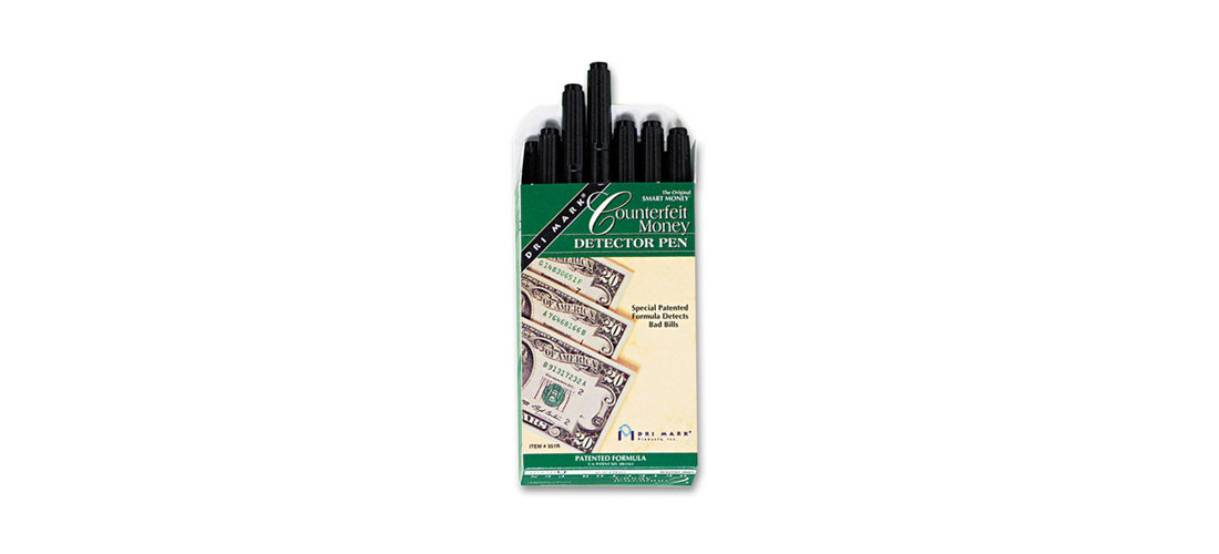 Dri Mark Products Inc 351r 1 Smart Money Counterfeit Bill Detector Pen For Use W U S Currency Dozen By Dri Mark Products