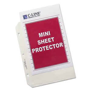 C-Line Products, Inc 62058 Heavyweight Polypropylene Sheet Protector, Clear, 2", 8 1/2 x 5 1/2, 50/BX by C-LINE PRODUCTS, INC