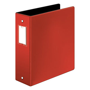 Cardinal Brands, Inc 18848 Premier Easy Open Locking Round Ring Binder, 3" Cap, 11 x 8 1/2, Red by CARDINAL BRANDS INC.