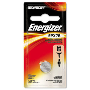 EVEREADY BATTERY EPX76BPZ Watch/Electronic Battery, SilvOx, EPX76, 1.5V, MercFree by EVEREADY BATTERY