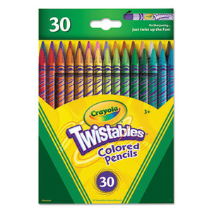 Twistables Colored Pencils, 30 Assorted Colors/Pack by BINNEY & SMITH / CRAYOLA