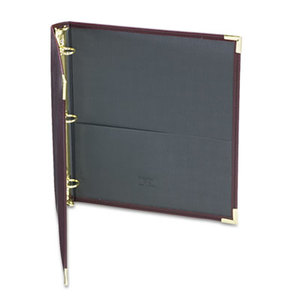 SAMSILL CORPORATION 15134 Classic Collection Zipper Ring Binder, 11 x 8 1/2, 1" Cap, Burgundy by SAMSILL CORPORATION