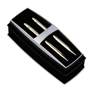 A. T. Cross Company 450105 Classic Century Ballpoint Pen & Pencil Set, 10 Kt. Gold Filled by A.T. CROSS COMPANY