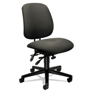 HON COMPANY 7708AB12T 7700 Series Asynchronous Swivel/Tilt Task Chair, Seat Glide, Gray by HON COMPANY