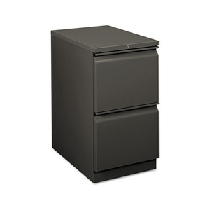 HON COMPANY 18823RS Flagship Mobile File/File Pedestal, Full Radius Pull, 22-7/8d, Charcoal by HON COMPANY