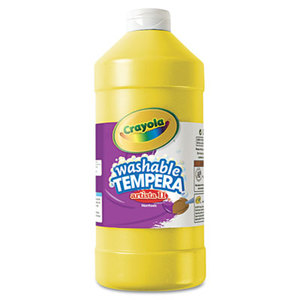 BINNEY & SMITH / CRAYOLA 543132034 Artista II Washable Tempera Paint, Yellow, 32 oz by BINNEY & SMITH / CRAYOLA