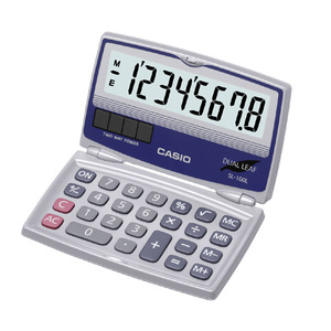 SL-100L Folds Close Handheld Calculator