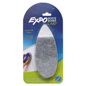 Dry Erase Precision Point Eraser Refill Pad, Felt, 9 3/4w x 3 1/4d by SANFORD