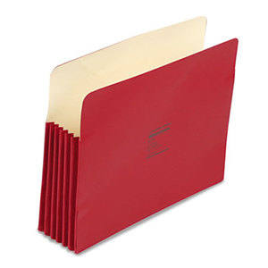 ACCO Brands Corporation WCC66R ColorLife 5 1/4 Inch Expansion Pocket, Straight Tab, Letter, Red, 10/Box by WILSON JONES CO.