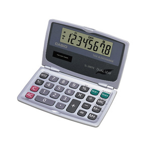SL200TE Folds Close Handheld Calculator