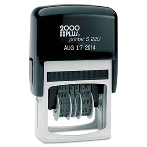 Consolidated Stamp Manufacturing Company 010129 Economy Dater, Self-Inking, Black by CONSOLIDATED STAMP