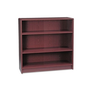 HON COMPANY 1892N 1890 Series Bookcase, Three Shelf, 36w x 11 1/2d x 36 1/8h, Mahogany by HON COMPANY