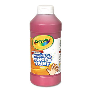 BINNEY & SMITH / CRAYOLA 551316038 Washable Fingerpaint, Red, 16 oz by BINNEY & SMITH / CRAYOLA