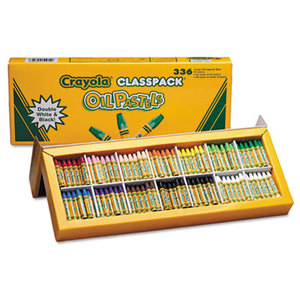 Oil Pastels,12-Color Set, Assorted, 336/Pack by BINNEY & SMITH / CRAYOLA