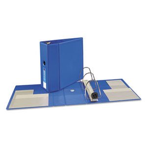 Avery 79886 Heavy-Duty Binder with One Touch EZD Rings, 11 x 8 1/2, 5" Capacity, Blue by AVERY-DENNISON