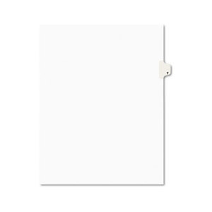 Avery 11917 Avery-Style Legal Side Tab Divider, Title: 7, Letter, White, 25/Pack by AVERY-DENNISON