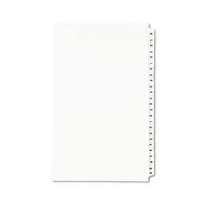 Avery 01431 Avery-Style Legal Side Tab Divider, Title: 26-50, 14 x 8 1/2, White, 1 Set by AVERY-DENNISON