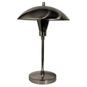 LEDU CORP. LED-L9026 Illuminator Incandescent Desk Lamp, 17-3/4" High, Satin Nickel by LEDU CORP.