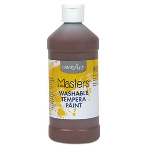 Washable Paint, Brown, 16 oz by ROCK PAINT DISTRIBUTING CORP.