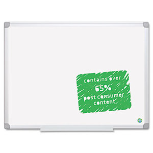 Bi-silque S.A MA2700790 Earth Easy-Clean Dry Erase Board, 48 x 72, Aluminum Frame by BI-SILQUE VISUAL COMMUNICATION PRODUCTS INC