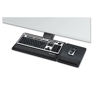 Designer Suites Premium Keyboard Tray, 19w x 10-5/8d, Black by FELLOWES MFG. CO.