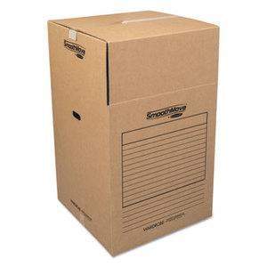 Fellowes, Inc 7711001 SmoothMove Wardrobe Box, 24 3/8l x 24 3/8w x 40 1/4h, Kraft, 3/Carton by FELLOWES MFG. CO.