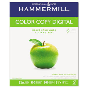 Copy Paper, 100 Brightness, 32lb, 8-1/2 x 11, Photo White, 500/Ream by HAMMERMILL/HP EVERYDAY PAPERS