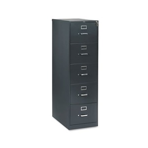 HON COMPANY 315CPS 310 Series Five-Drawer, Full-Suspension File, Legal, 26-1/2d, Charcoal by HON COMPANY