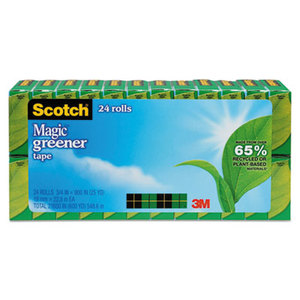 3M 812-24P Magic Greener Tape, 3/4" x 900", 1" Core, 24 Rolls/Pack by 3M/COMMERCIAL TAPE DIV.