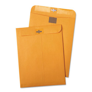 QUALITY PARK PRODUCTS 43568 Postage Saving ClearClasp Kraft Envelopes, 9 x 12, Brown Kraft, 100/Box by QUALITY PARK PRODUCTS