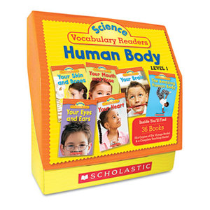Science Vocabulary Readers: Human Body, 26 books/16 pages and Teaching Guide by SCHOLASTIC INC.