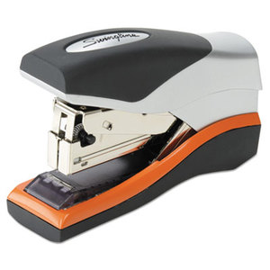 ACCO Brands Corporation S7087842 Optima 40 Compact Stapler, Half Strip, 40-Sheet Capacity, Black/Silver/Orange by ACCO BRANDS, INC.