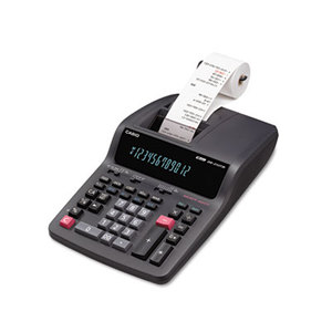 DR-210TM Two-Color Desktop Calculator, Black/Red Print, 4.4 Lines/Sec by CASIO, INC.