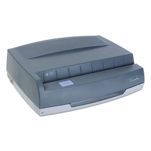 ACCO Brands Corporation 9800350 50-Sheet 350MD Electric Three Hole Punch, 1/4" Holes, Gray by SWINGLINE