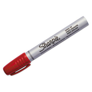 Sanford, L.P. 1794225 Pro Permanent Marker, Chisel Tip, Red, Open Stock, Dozen by SANFORD