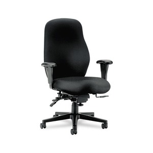7800 Series High-Performance High-Back Executive/Task Chair, Tectonic Black by HON COMPANY