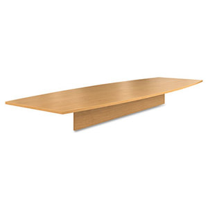 HON COMPANY T14448PNC Preside Boat-Shaped Conference Table Top, 144 x 48, Harvest by HON COMPANY