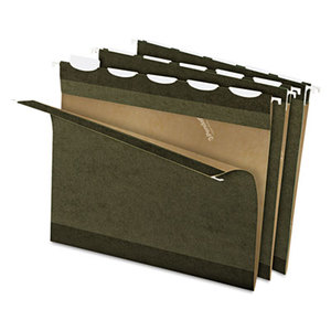 Cardinal Brands, Inc 42590 Ready-Tab Reinforced Hanging Folders, 1/5 Tab, Letter, Green, 25/Box by ESSELTE PENDAFLEX CORP.