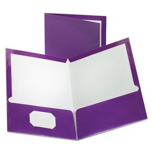 ESSELTE CORPORATION 5049526 Two-Pocket Laminated Folder, 100-Sheet Capacity, Metallic Purple by ESSELTE PENDAFLEX CORP.