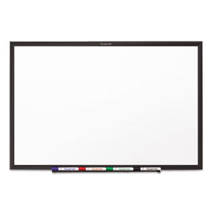 Quartet S534B Classic Melamine Dry Erase Board, 48 x 36, White Surface, Black Frame by QUARTET MFG.