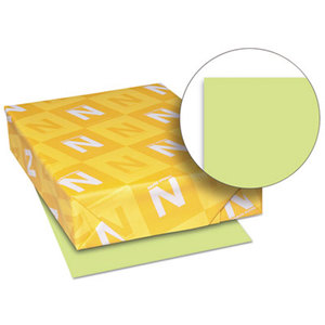 Neenah Paper, Inc 26791 Exact Brights Paper, 8 1/2 x 11, Bright Green, 50 lb, 500 Sheets/Ream by NEENAH PAPER