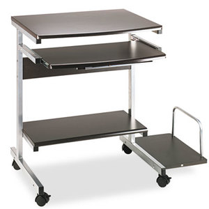 Mayline Group 946ANT Portrait PC Desk Cart Mobile Workstation, 36-1/2w x 19-1/4d x 31h, Anthracite by MAYLINE COMPANY