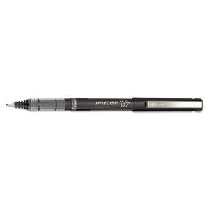 Precise V7 Roller Ball Stick Pen, Precision Point, Black Ink, .7mm, Dozen by PILOT CORP. OF AMERICA