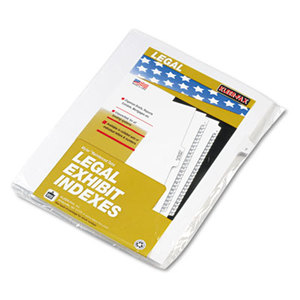 Kleer-Fax, Inc 81117 80000 Series Legal Index Dividers, Side Tab, Printed "7", 25/Pack by KLEER-FAX