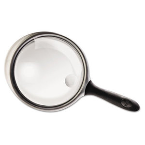 2X - 6X Round Handheld Magnifier w/Acrylic Lens, 4" diameter by BAUSCH & LOMB, INC.