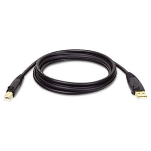 Tripp Lite U022-010 U022-010 10-ft. USB2.0 A/B Gold Device Cable A Male to B Male by TRIPPLITE